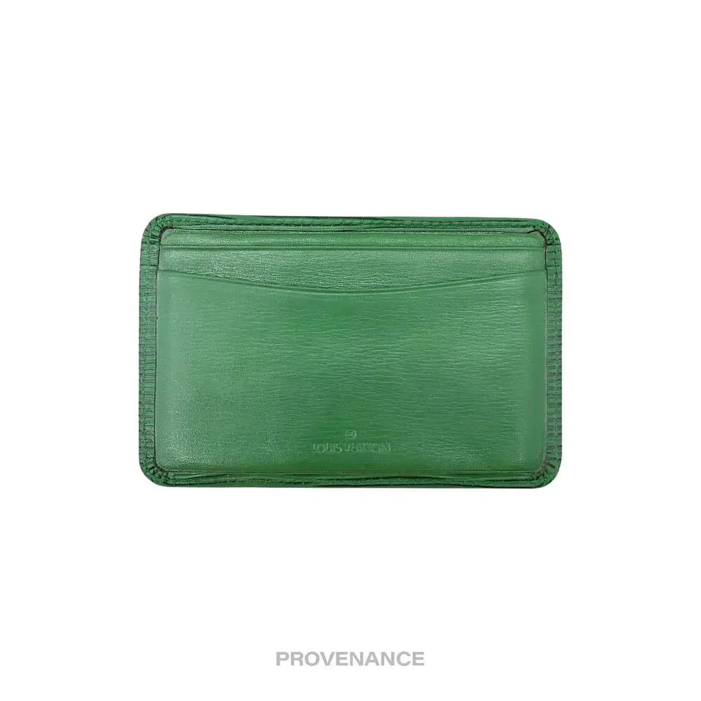 🔴 Louis Vuitton Card Holder Wallet - Borneo Epi Leather